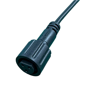 M12割草機(jī)、擦窗機(jī)防水連接線（D字型3P）